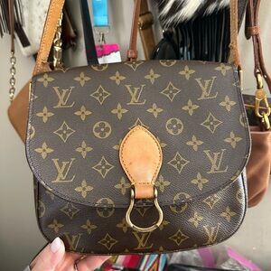 Louis Vuitton Brown Monogram Crossbody with Vachetta Accent
